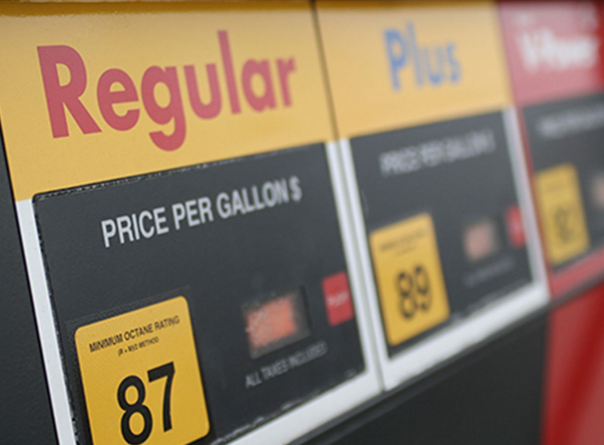 image of gas pump