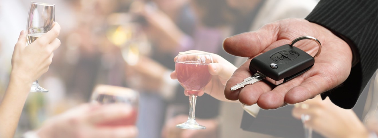 image of celebration with an open hand offering car keys over