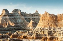 image of landscape of Badlands National Park in South Dakota