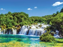 image of the Skradinski buk waterfall, located within Krka National Park in Croatia